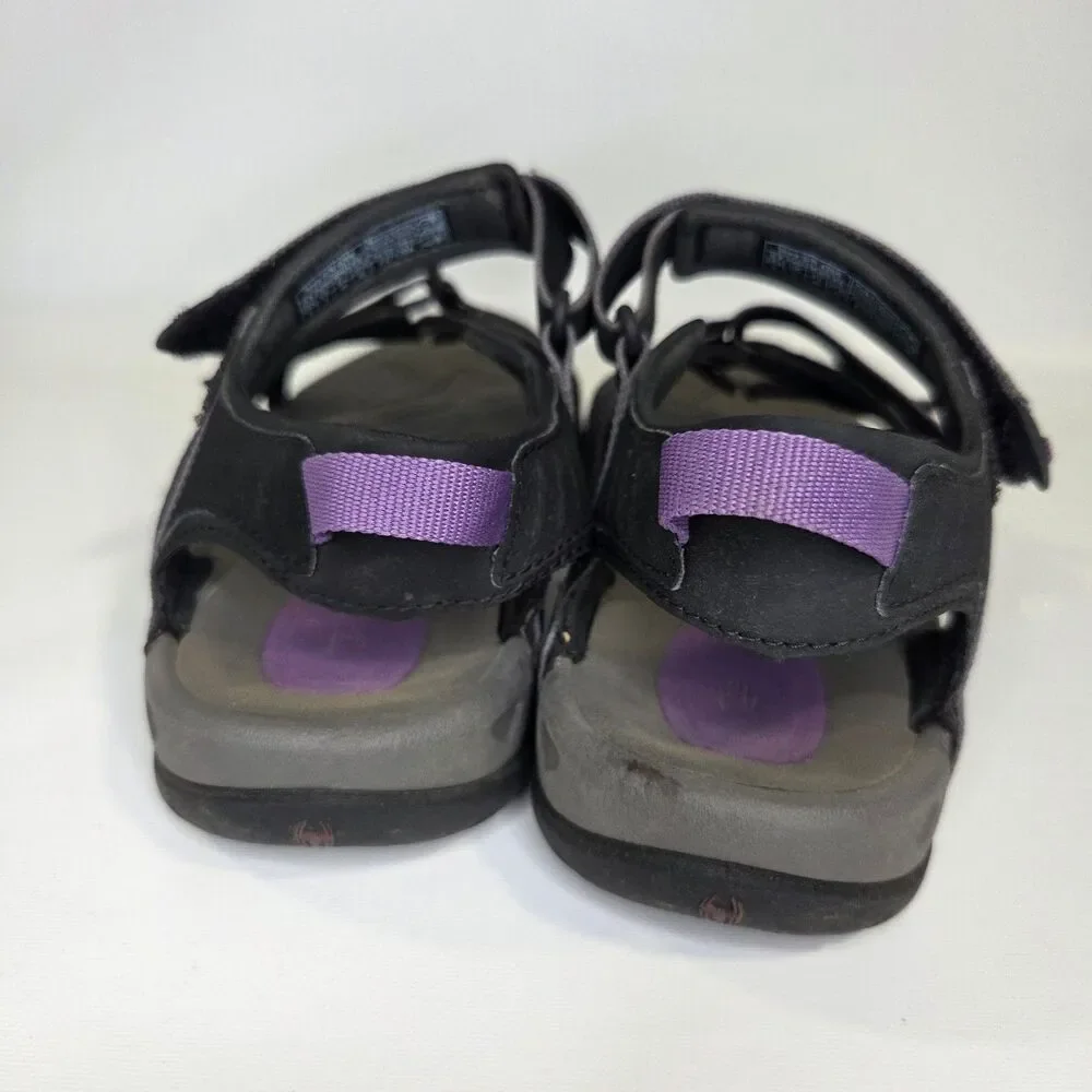 Teva Tirra Sandals Womens Size 9 Black Strappy Outdoor Sport Hiking Comfort